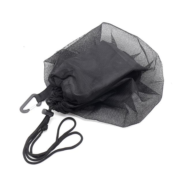 Oxford cloth black drawstring basketball football storage bag