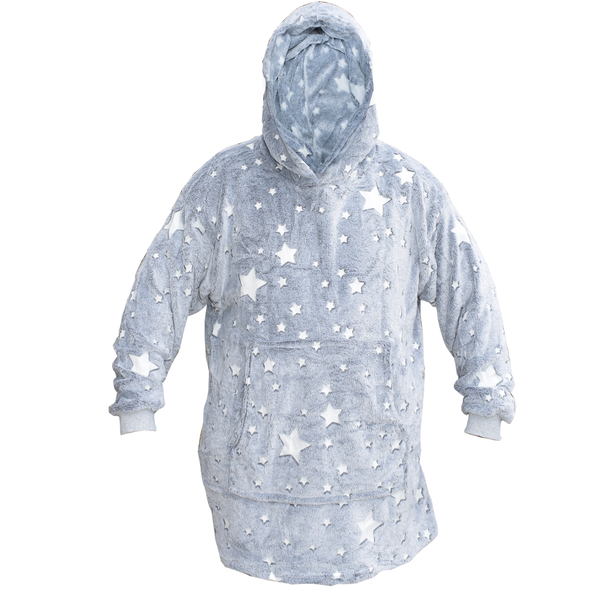 Glow In The Dark Starry Night Luxury Fleece Blanket - Adult
