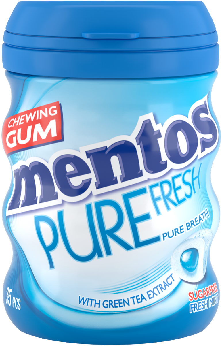 Mentos Chewing Gum Bottle Fresh Mint 35 Pieces | Shop Today. Get