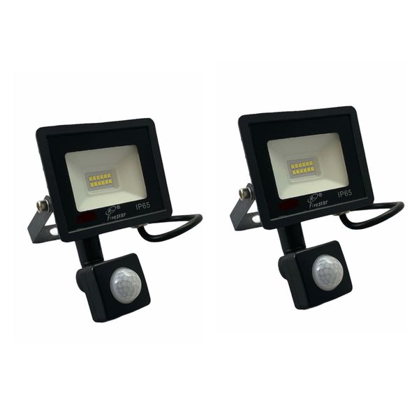 2 Pack - 30w LED Motion Sensor Floodlight