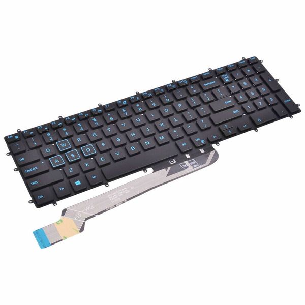 Replacement Keyboard for Dell G3 G5 G7 Blue LED Backlit