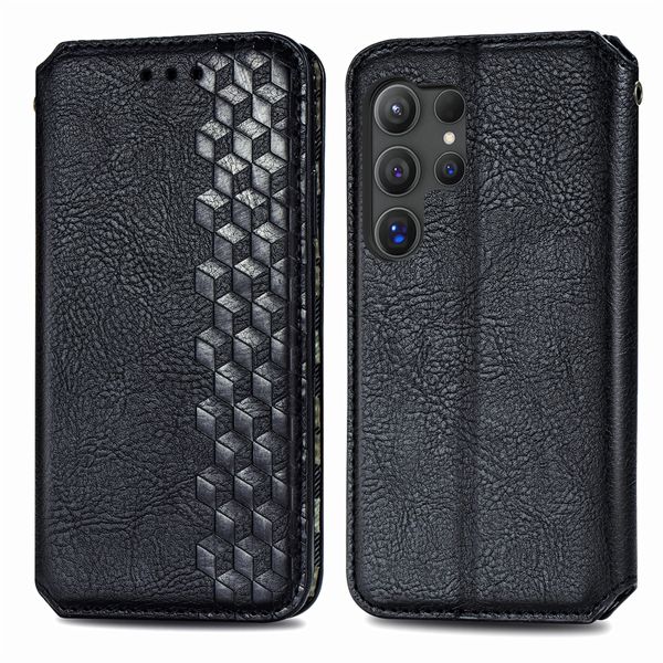 Flip Case Compatible With Samsung Galaxy S24 Ultra Magnetic Wallet Cover