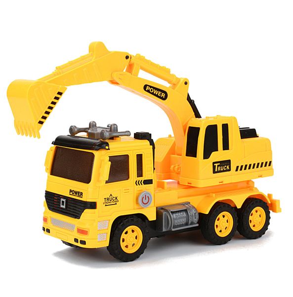 Olive Tree - Inertia Excavator Truck Toy Construction Vehicle