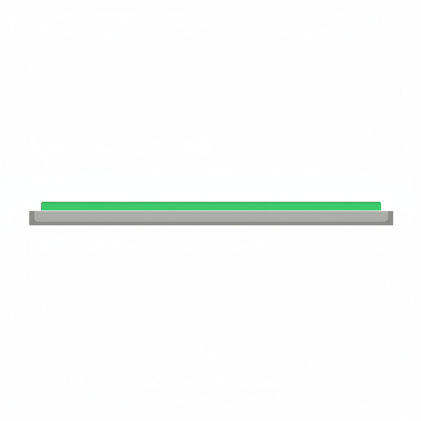 Green Magnetic Flexible Strip 1000mm x 20mm for Organizing