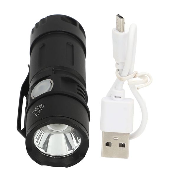 800LM USB Rechargeable Mini Flashlight (EDC)