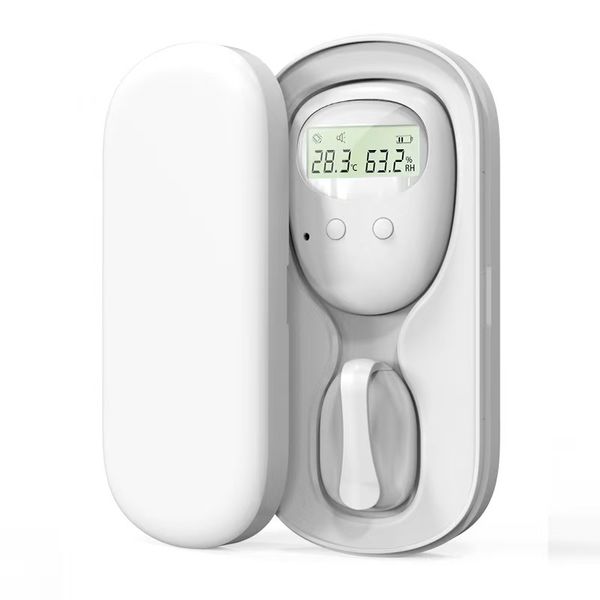 LCD Wireless Bedwetting Alarm Enuresis Reminder White