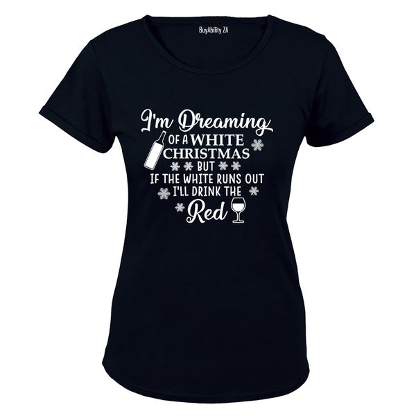 Wine Christmas - Ladies - T-Shirt