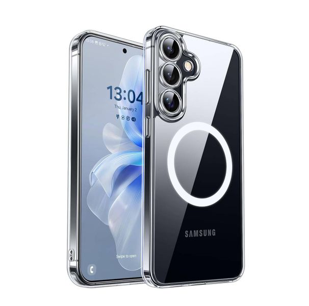Magnetic Clear Protective Cover Compatible For Samsung Galaxy A36