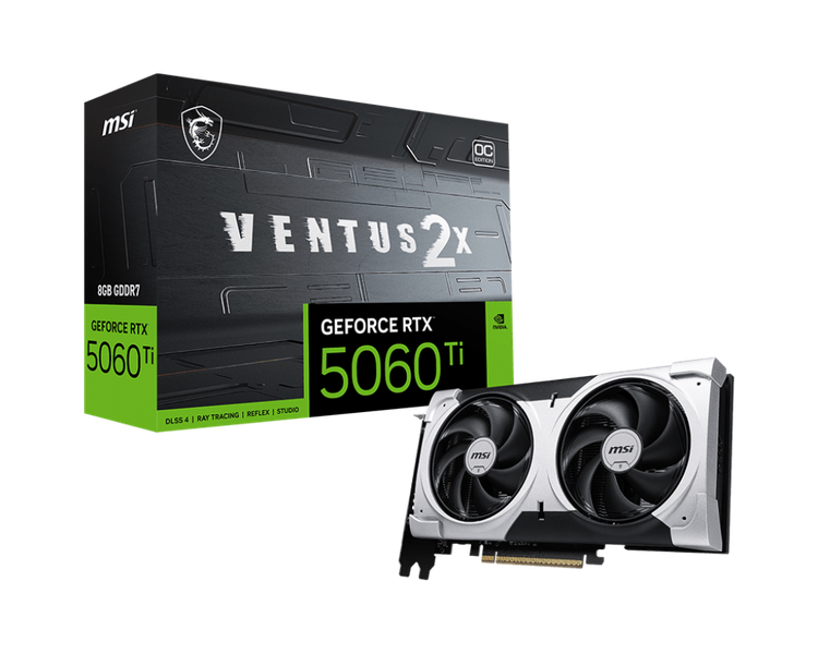 MSI GeForce RTX 5060 Ti 8G VENTUS 2X OC PLUS