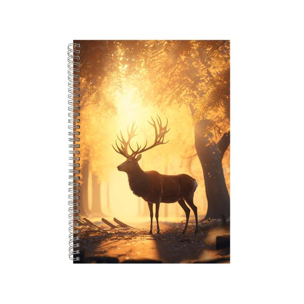 Sun Peeks Through Canopy Of Trees Notebook Faith Gift Idea A4 Notepad Pad 79