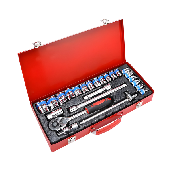 24-Piece Set Multifunctional Chrome Vanadium Steel Ratchet Wrench P24-4-5