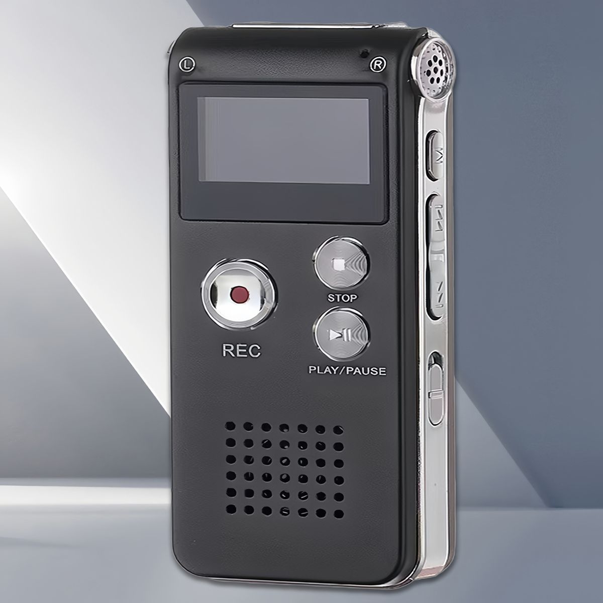 Digital Recorder with Playback for Lectures USB Rechargeable