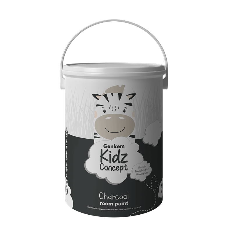 Genkem Kidz Room Paint Kids 5lt Charcoal | Shop Today. Get it Tomorrow ...