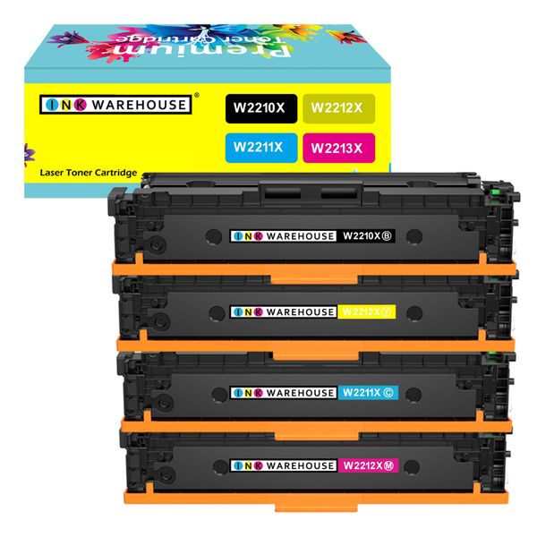 Ink Warehouse Compatible with HP 207X/W2210X/W2211X/W2212X/W2213X Multipack