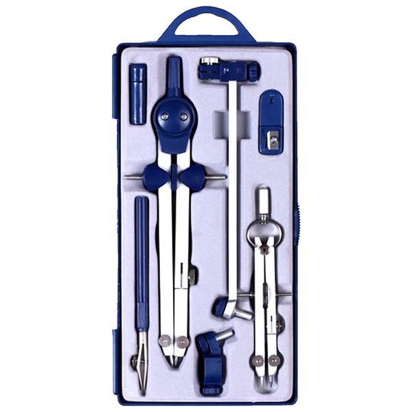 9Pc Drafting Compass for Geometry Set Tool Geometry Drafting, Math