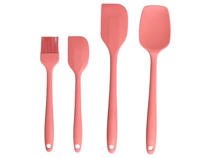4 - Piece Baking Tool Set Spoon, Spatula, Small Spatula &amp; Basting Brush