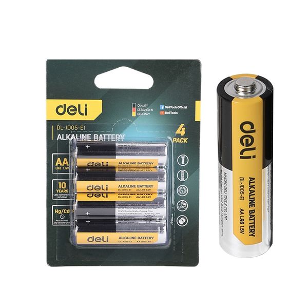 Deli Alkaline Battery AA LR6 4pcs