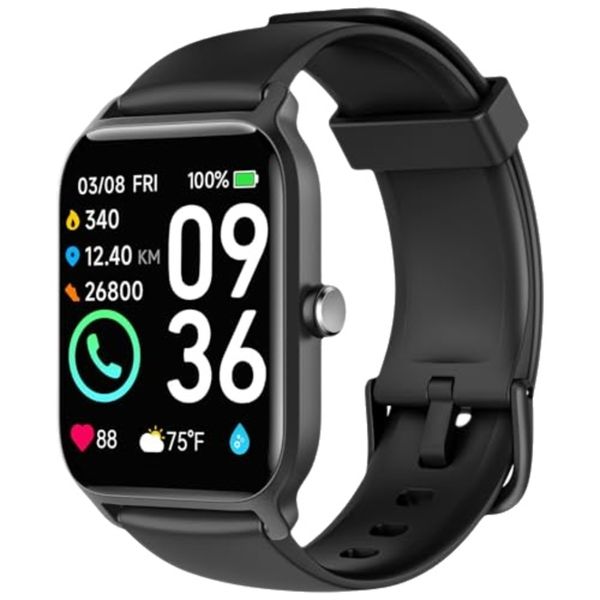 Woneligo Smart Watch for Women - 1.8" Full Touch HD Screen, 24-Hour Heart