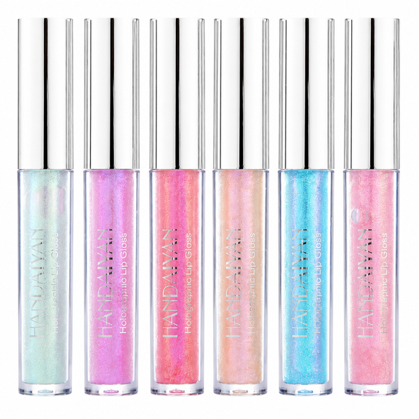 6 Glitter Lip Gloss Mermaid Glitter Lipstick Moisturizer Liquid Lipstick