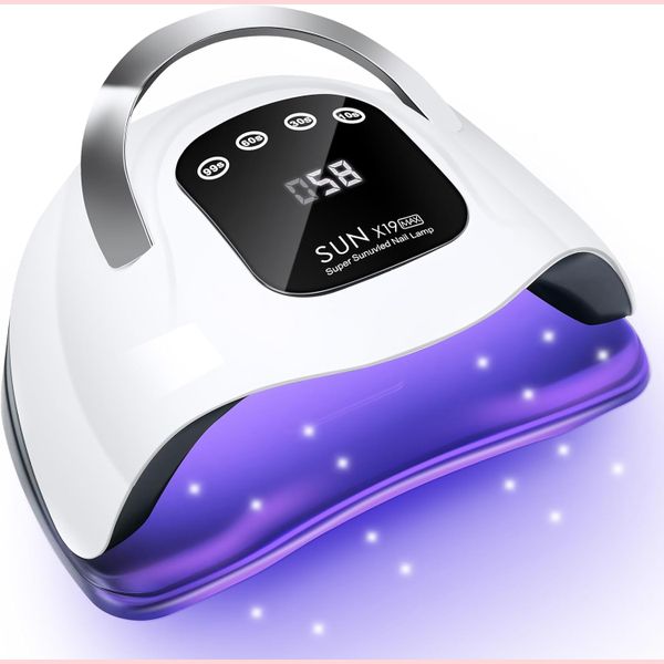Apauls 320W UV LED Nail Lamp, Nail Dryer for with 72Pcs Lamp Beads