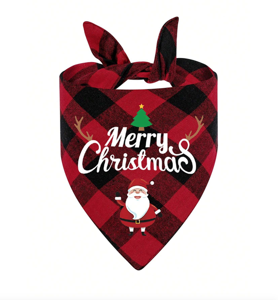 Dog Christmas Bandana Dress-Up