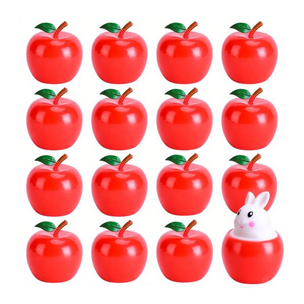 4Pack Apple Squishy Toy, Fidget Stretchy Relieve Stress Balls for Teens