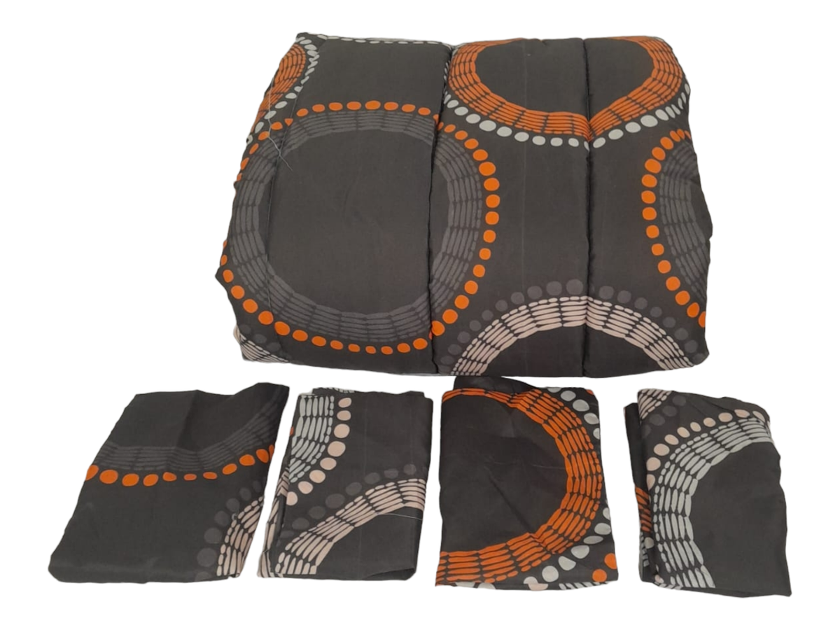 Bedding 5 Piece comforter setQueen Size Black /Orange Shop Today. Get it Tomorrow