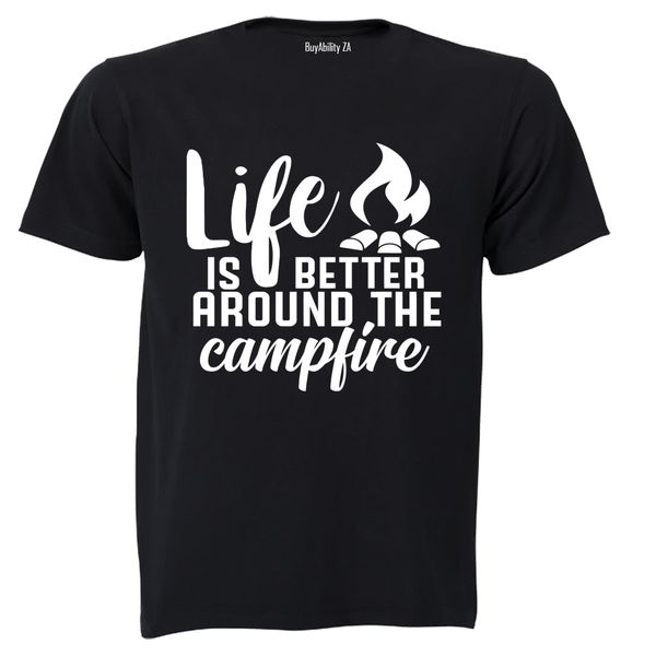 Mens - T-Shirt - Black image