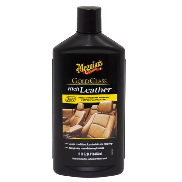 Meguiar's Gold Class Rich Leather Cleaner Conditioner Protectant - 473ml