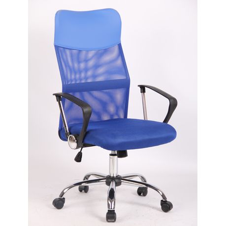 IC3 Mesh High Back Office Chair with Vegan Leather Accents