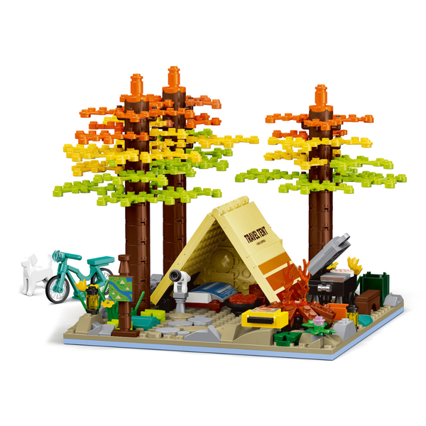 Cogo - Building Block Set - Outdoor Adventure Camp - 473 Pieces