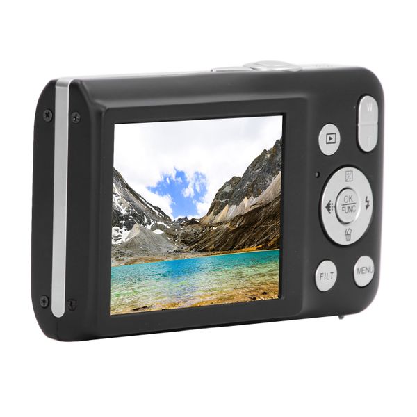 Compact Digital Camera, HD 68MP, 2.7in Screen, Timer, Beauty Filter