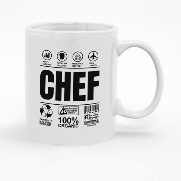 Sarcastic Chef Mug - Gift Idea for Birthday or Christmas
