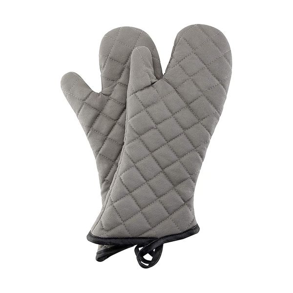 2 Piece Oven Mitts Heat Resistant Cotton Lining Oven Gloves for Cooking
