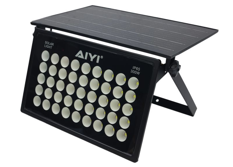 AIYI 300W Integrated Solar Flood Light with Remote Control AY399-041