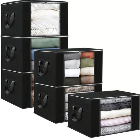 8-Pack Household Storage Bags 75L Large Capacity Multi-Purpose Storage Image