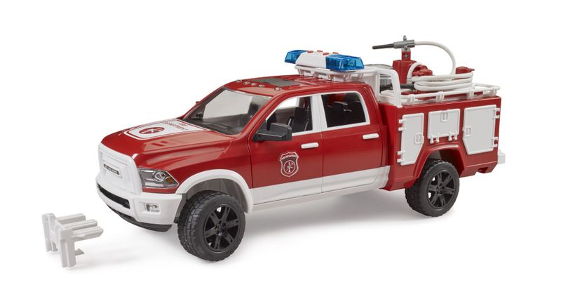 Bruder RAM 2500 Fire Engine Truck - 44cm Long - With Lights and Sound