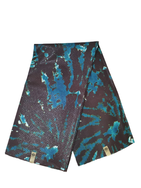 DEEP SEA  block printed fabric