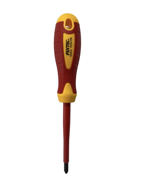 Fixtec 2mmx100mm Industrial Insulated PZ Screwdriver