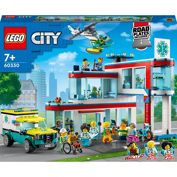 LEGO® City Hospital 60330 Building Toy Set (816 Pieces)