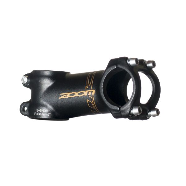 ZOOM 80mm Stem for use with 31.8mm Bicycle Handlebars