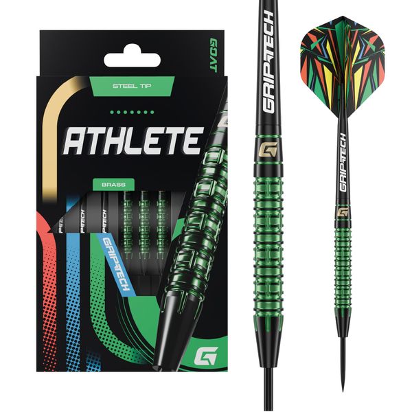 GOAT Athlete Green Brass 10 Gr Darts Set