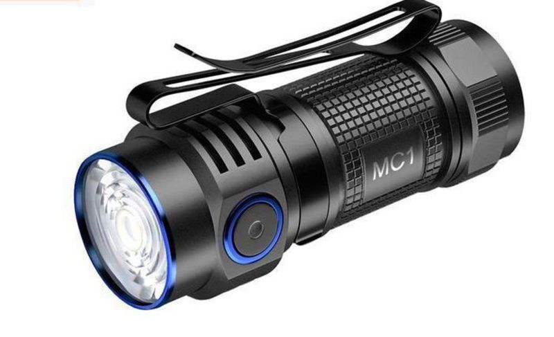 Trustfire MC1, 1000 Lumen, 129m throw, Rechargeable edc Flashlight