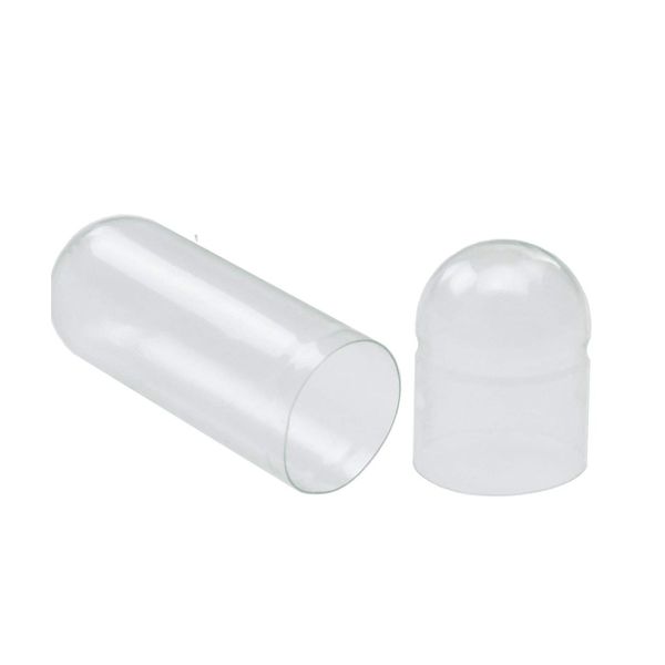 2000 Separated Size 0 Empty Gel Capsules (Clear)