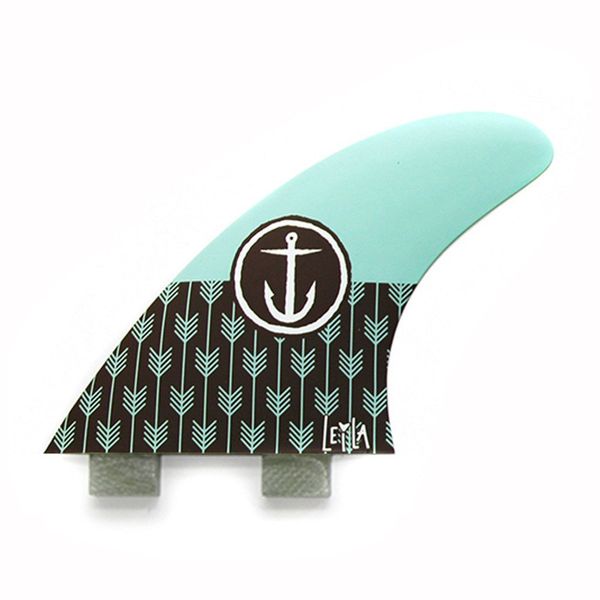 Captain Fin Leila Hurst Thruster TT Fin Green