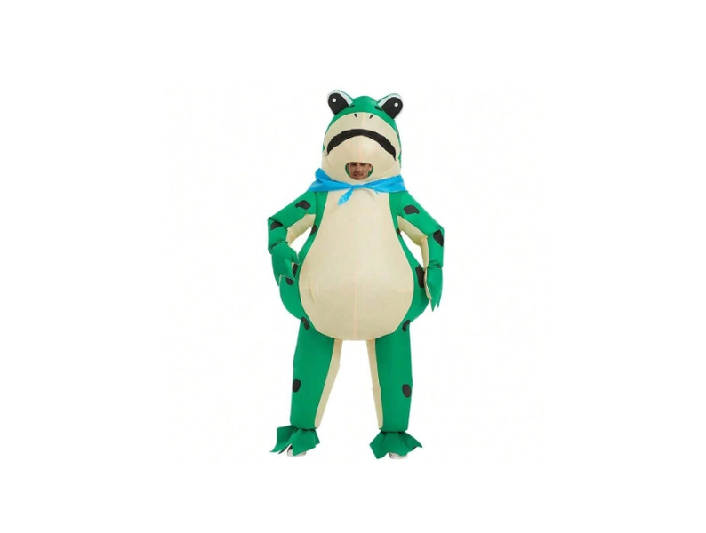 Inflatable frog costume