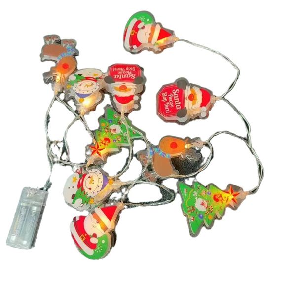 Christmas Snowman Shape Fairy Lights 3m 20LEDs- Battery Powered