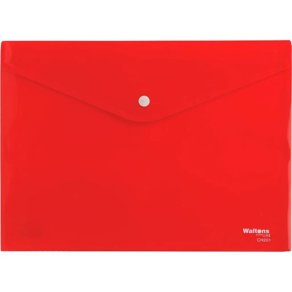 Primeline Carry Folder A4 (Red) X 6 image