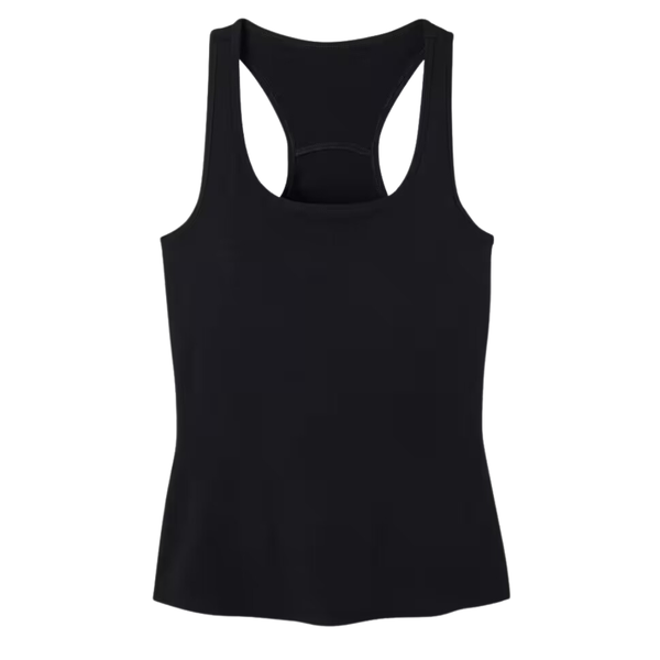 Domyos Women's Slim-Fit Fitness Crew-Neck Tank Top - Ultra Black