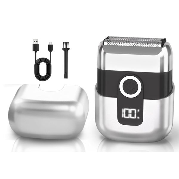 Electric Foil Shavers for Men Waterproof Wet Dry Cordless Razor for Travel